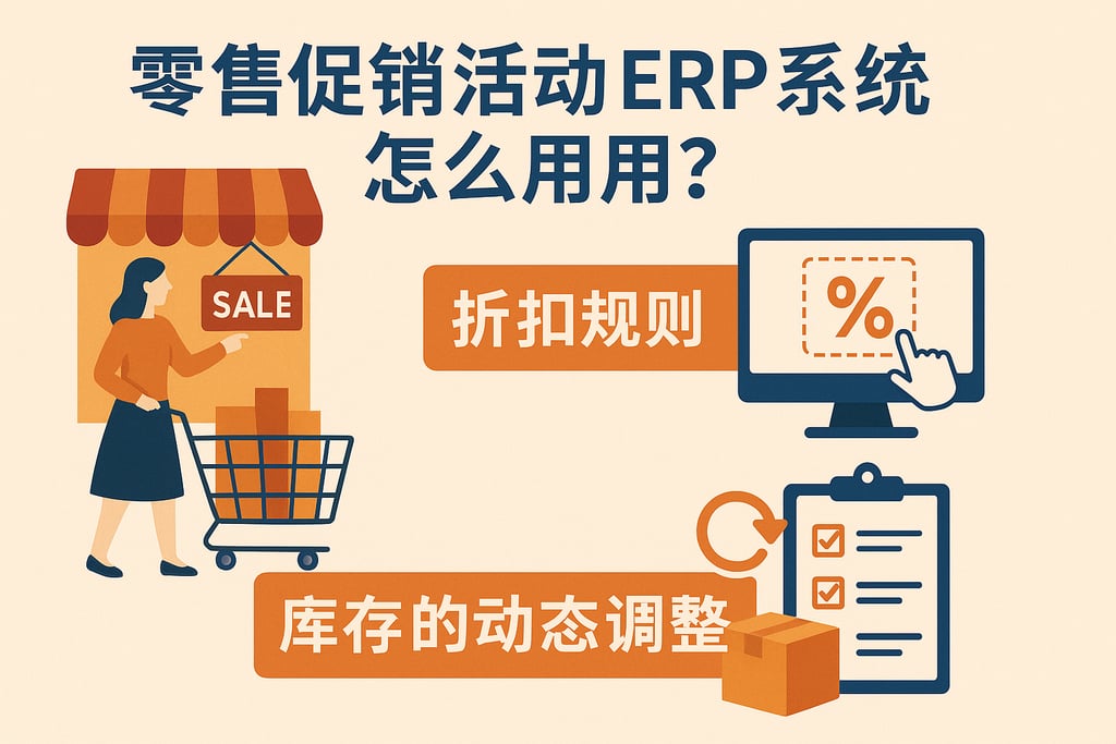 零售促销活动 ERP 系统怎么用？折扣规则与库存的动态调整